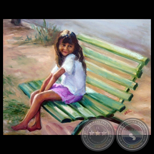 NIÑA DE ASUNCIÓN, 2009 - Óleo de BEATRÍZ HOLDEN